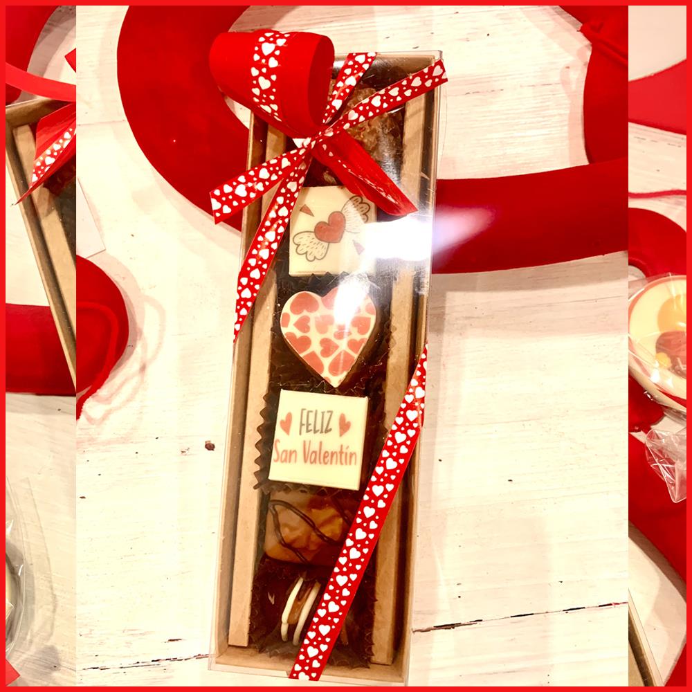 CAJA CON SEIS BOMBONES DE SAN VALENTIN 2 